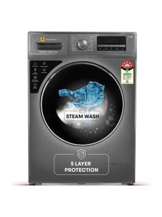 realme TechLife 7 kg with Steam Wash and Honeycomb Drum Fully Automatic Front Load Washing Machine wit...