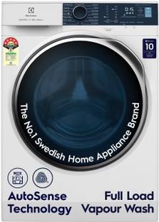 Electrolux 9 kg Fully Automatic Front Load Washing Machine with In-built Heater White