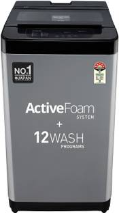 Panasonic 6.5 kg Fully Automatic Top Load Washing Machine Black, Grey