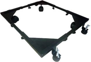 METRO LIVING Washing Machine, Air Cooler, Refrigerator, Water Cooler Metal Adjustable Front & Top Load Washing Machine Stand/Trolley with Wheels Material Iron