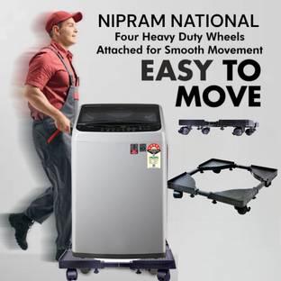 NIPRAM NATIONAL Refrigerator, Washing Machine, Air Cooler Material Iron, Plastic