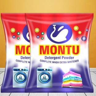 MONTU "Elevate Your Laundry Game: 5+5kg Wash Detergent Powder for Ultimate Freshness" Detergent Powder (Lime & Lemon Fragrance)