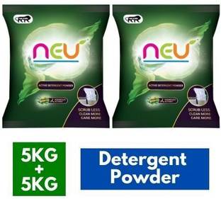 NEU Active Detergent powder 10KG (5kgx2) Detergent Powder (Lemon)