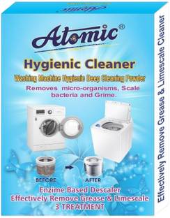 ATOMIC Washing Machine Cleaner for Top/Front Load[ PACK OF 3] Detergent Powder (Lemon)