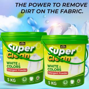 Sunita Dreams Detergent Powder 10KG Super Value Pack For Households Hostels And Hotels Detergent Powder (Fresh)
