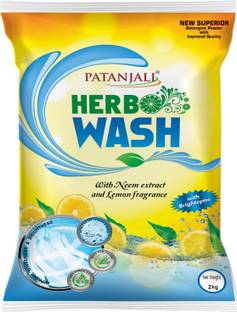 PATANJALI Herbo Wash Detergent Powder, Dissolves Easily & Removes Tough Stains Detergent Powder