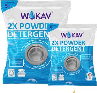 WOKAV Detergent Washing Powder For Front Load And Top Load Machine Detergent Powder (Fresh)