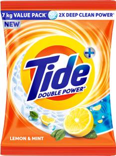 Tide Plus 2X Deep Clean Power World No 1 Brand Detergent Powder (Lemon & Mint)