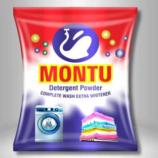 MONTU Powerful surf detergent for deep cleaning Detergent Powder (lime & lemon fragrance 8 hours)