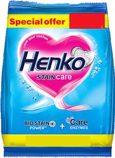 Henko Stain Care Laundry Detergent Powder Detergent Powder (fresh and fine perfume-like fragrance)