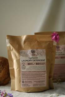 arani Spruce Natural Gentle Laundry Detergent | Plastic Free, Phosphate Free Detergent Powder (Floral)