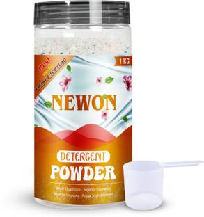 NEWON Bright Clean Detergent Powder - 1 Kg | For Top Load & Front Load, Totalwash Detergent Powder (Active Fresh)