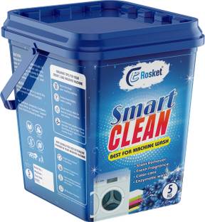 EROSKET Bright Like New Matic Front/Top Load Smart Clean Blue Detergent Powder 5 kg Detergent Powder (Fresh)