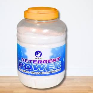 MONTU "Advanced 4KG Detergent Powder: Deep Clean and Extended Citrus Freshness" Detergent Powder (lime and lemon)