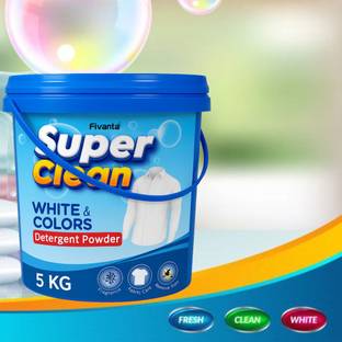 QANDQLIFESTYLE Detergent Powder 5 KG Safe & Gentle Everyday Wash Detergent Powder (Fresh)