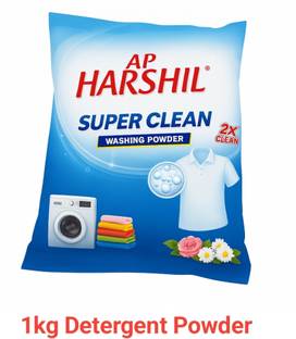AP HARSHIL Washing Powder | 1kg Detergent Powder High Quality Detergent Powder