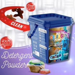 KYARA DREAMS Detergent Powder 5kg Advance Cleaning Formula Gentle on Fabrics Long Lasting Detergent Powder (Fresh)