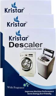 Kristar Washing Machine Cleaning Powder For Top Load/Front Load . Pack of 3 Detergent Powder (jasmine)
