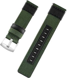 TIMEWEAR with Quick Release Pin Sidebar, Nylon Braided Sports, Compatible Lug width 22 mm Fabric Watch Strap