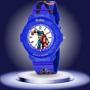 WiseWalker WiseWalker® Kids Boy & Girls Cartoon Light-Up Dial & Silicone Strap Blue Analog Watch  - Fo...
