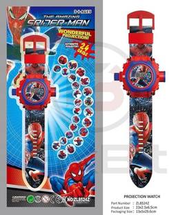 UB Toys 24 Image Projector Watch For Kids Spider Super Hero
