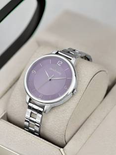 Dressberry DB-022-Purple Big Dial Analog Watch  - For Women