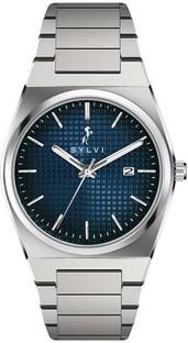 Sylvi Professional Edge Silver Stainless Steel Strap Watch for Men SY-PROFESSIONAL-EDGE-STEEL Analog Watch  - For Men