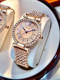 Daniel Radcliffe Atractive Rose Gold Color Luxury Trending Analog Watch  - For Women