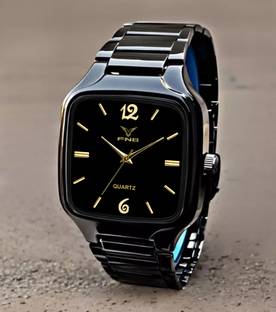 FNB RD-9102 Elegant Series Square Analog Quartz For Men/Boys Analog Watch  - For Men