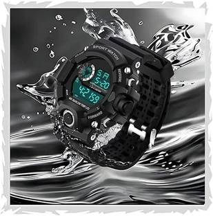 VIRAKTI G-Shok Black Original Waterproof Sports Multifunctional Alarm Unisex Watch Digital Watch  - For Men & Women