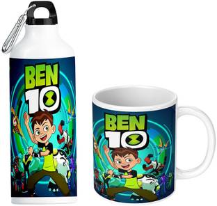 Printwala Compatible Print Ben10 Mug|Ben10 Sipper|avenger Aluminium 600ml Bottle(SIP-39 600 ml Water Bottles