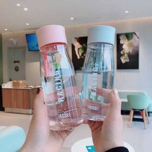 Riydh Trends COOL FANCY UNBREAKABLE CLEAR RUBBER ROPE PORTABLE BOTTLE 650 ml Water Bottle