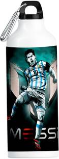 PrintingZone Messi Sipper Water Bottle For boys & Gilr Birthday (NS-179) 600 ml Water Bottle