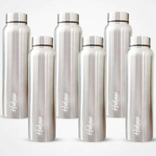 Hubow Prime Stainless Steel Fridge Water Bottle | Wide Mouth Easy to Open | Leak Proof 1000 ml Water Bottles