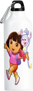 Printwala Dora Bottle|Dora The Exploral Bottle|Dora Sipper|Dora Printed Bottle -108 600 ml Water Bottle