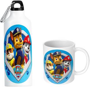 Printwala Compatible Print Paw Patrol Mug|Paw Patrol Sipper| Aluminium 600ml (SIP-182) 600 ml Water Bottles
