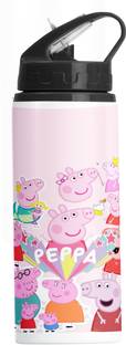 Printwala Peppa Pig Character Sipper Bottle – BPA-Free Leak-Proof Water Bottle96 600 ml Water Bottle