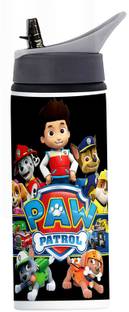 Printwala Paw Patrol Sipper Water Bottle 600ml Aluminium School Sports Bottle(GB-499) 600 ml Water Bottle