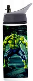 Printwala Hulk Sipper Water Bottle Aluminium For Bithday Boys Girls Friends (GS-174) 600 ml Water Bottle