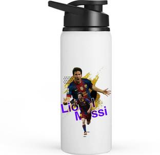 RON BRANDO Lionel Messi Print Printed Stylish Sublimation Sipper Water Bottle[MNo-D]-AK-12 600 ml Water Bottle