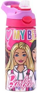 striders Barbie Kids Stainless Steel Water Bottle – Leak-Proof BPA-Free & Durable 500 ml