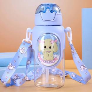 EDENGLOW King Crown Multi Design Cute Mix Cartoon Sipper school Bottle for Kids 650 ml Water Bottle