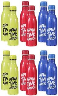 Kartual Return Gift Item In Bulk Apna Time Aayega Plastic Water Bottle For School Kids 500 ml Water Bottles