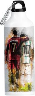 Printwala Messi Printed Bottle Messi Sipper Water Bottle Gym & School Bottle(BS-185) 600 ml Water Bottle