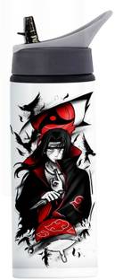 Printwala Naruto Sipper Itachi Kakashi Sipper Water Bottle For Bithday Boys (GS-250) 600 ml Water Bottle