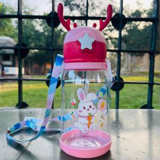 JOYHUB Deer Horn Kids School Sipper Water Bottle with Strap for girls and boys 600 ml Water Bottle
