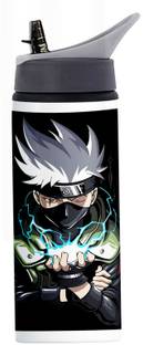 Printwala Naruto Sipper Itachi Kakashi Sipper Water Bottle For Bithday Boys (GS-225) 600 ml