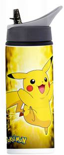 Printwala Pokemon Pikachu Sipper Water Bottle For Bithday Boys Girls Friends (GS-278) 600 ml Water Bottle