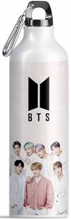 Vickvii BTS Printed Sipper Sports Water Bottle For Kids Gym Girls Boys 600 ml Water Bottle