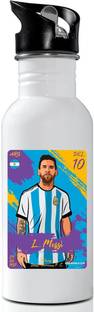 RON BRANDO Messi Printed Aluminium Sipper Water Bottle 750ml-M No-A5 750 ml Water Bottle